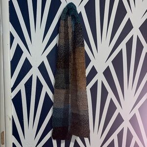 Source Unknown Multicolor Knit Scarf